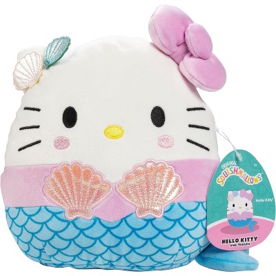 Squishmallows 8" Hello Kitty Mermaid - Official Kellytoy Sanrio Plush - Collectible Soft & Squishy Hello Kitty Stuffed Animal Toy-Gift for Kids, Girls