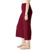 Jessica London Women's Plus Size Everyday Stretch Knit Wide Leg Crop Pant - 4 of 4