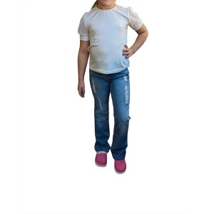 Lucky & Blessed Girl's Bootcut Jeans - 1 of 3
