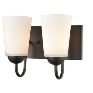 Millennium Lighting Ivey Lake 2 - Light Vanity in  Matte Black - 1 of 1