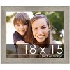 PosterPalooza | 18x15 Wide Barnwood Picture Frame, UV Acrylic, 6 Finishes - Grey, Brown, White, and Black - 2 of 4