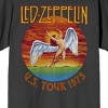 Led Zeppelin U.S. Tour 1975 Crew Neck Short Sleeve Men's T-shirt - 2 of 3