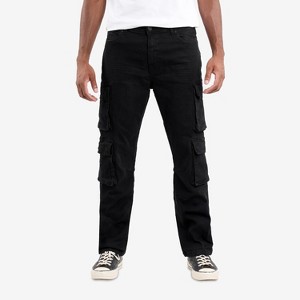 X RAY Men's Straight Leg Cargo Jeans - 1 of 4