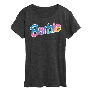 Women's - Barbie - Colorful Pattern Short Sleeve Graphic T-Shirt - 1 of 4