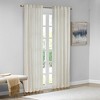 2 Pcs Solid Curtain Panel Pair, Light Sheen and Plush Textured Light Filtering Curtain for Luxury Decor Style, Velvet Soft Window Panel for All Season - 2 of 4
