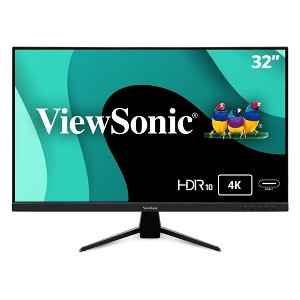 ViewSonic VX3267U-4K 4K UHD 32 Inch IPS Monitor with 65W USB C, HDR10 Content Support, Ultra-Thin Bezels, Eye Care, HDMI, and DP Input - 1 of 4