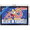 Trends International Looney Tunes x Team USA - Believe In Yourself Framed Wall Poster Prints - 3 of 4
