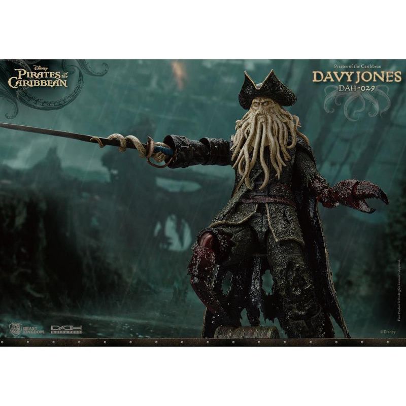 DAH-029 Davey Jones Dynamic 8ction Heroes | Pirates Of The Caribbean: At World's End | Beast Kingdom Action figures, 2 of 6