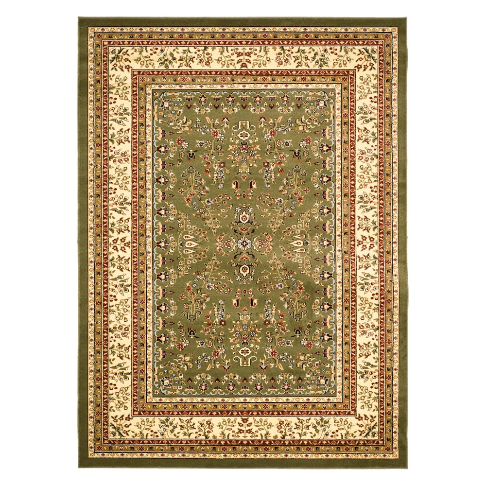 9'x12' Floral Loomed Area Rug Sage/Ivory - Safavieh