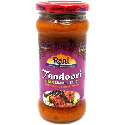 Tandoori Vegan Simmer Sauce 14oz (400g) - Rani Brand Authentic Indian Products