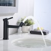 ChicFurnit Bathroom Sink Faucet 2 Mode with 360 Degree Rotating Aerator for Modern Vanity, Black, 9.84"*9.25"*2.83" - 2 of 4