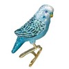 Old World Christmas 3.0 Inch Miniature Blue Parakeet Ornament Clip On Bird Tropical Tree Ornaments - 2 of 3