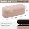 Gericco 49.2" Storage Ottoman Bench Upholstered Fabric Storage Bench for Bedroom End of Bed Aesthetic Large Oval Storage Ottoman - 2 of 4