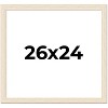 PosterPalooza | 26x24 Wide Barnwood Picture Frame, UV Acrylic, 6 Finishes - Grey, Brown, White, and Black - 2 of 4