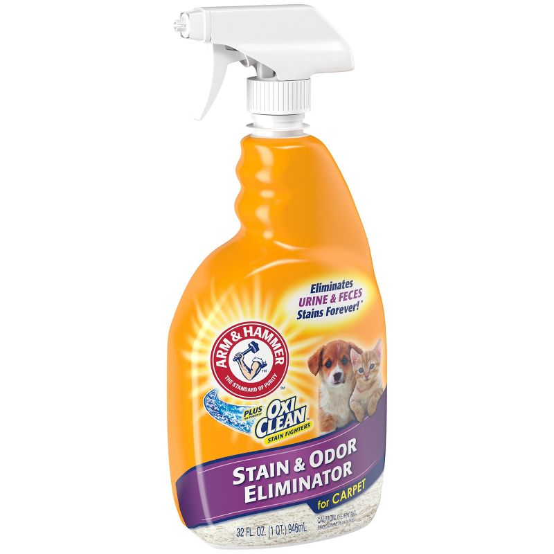 Arm &#38; Hammer Plus Oxiclean Pet Stain &#38; Odor Eliminator for Carpet - 32oz, 2 of 7