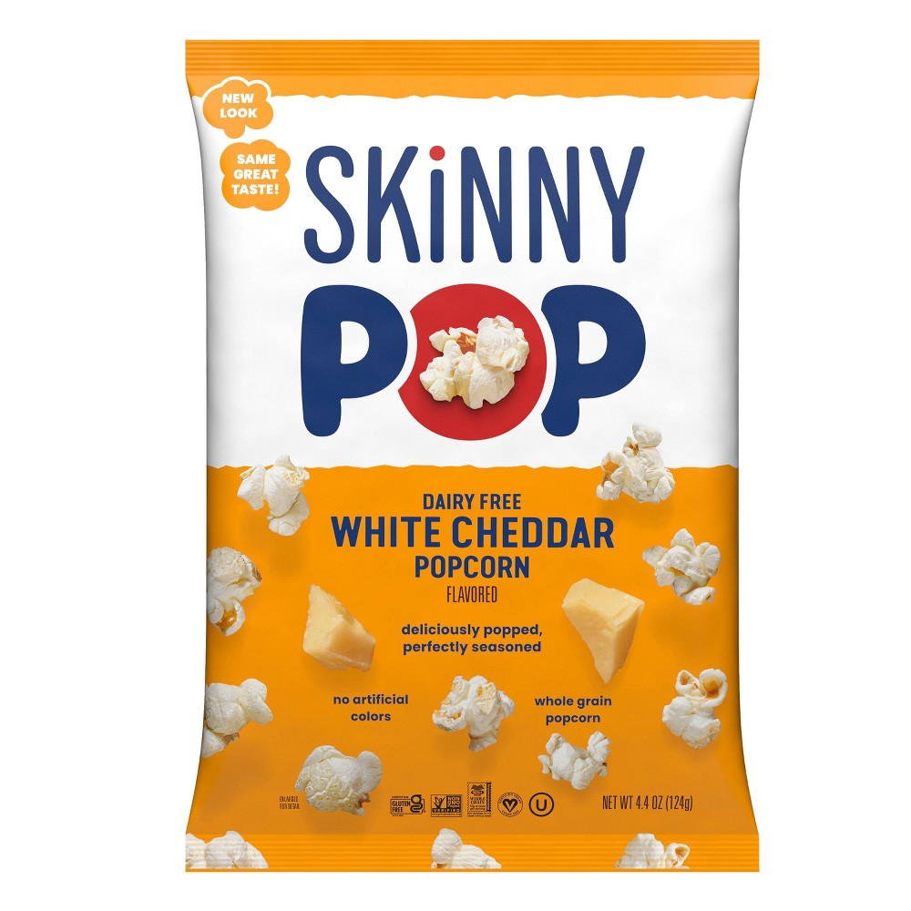 SKINNYPOP, POPCORN, WHITE CHEDDAR (BB08/22/25) (pack of 12)
