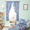 Everyday Kids Outer Space Adventures Drapes with Rockets, Aliens, Sun and Stars, with 2 Panels and 2 Tiebacks - 2 of 4