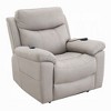 Royal Hampton Power Motion Lift and Recliner Chair with Heated Massage, Gray - 2 of 4