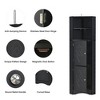 61" Tall Bathroom Corner Cabinet, Freestanding Storage Cabinet with Doors and Adjustable Shelves, MDF Board For Kitchen, Living Room - 2 of 4