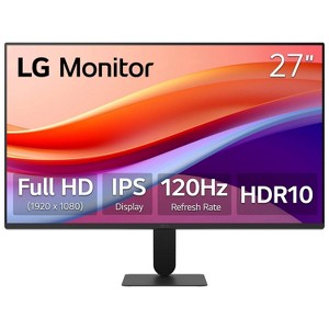 LG 27U411A-B.AUSQ 27" IPS FHD (1920 x 1080) 120Hz HDR 10 Monitor with Slim Stand - 1 of 4