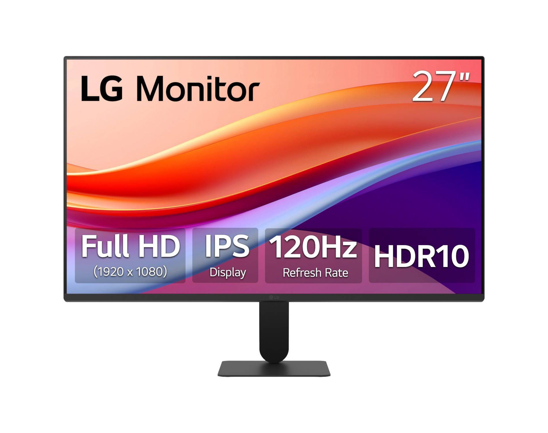 LG 27U411A-B.AUSQ 27" IPS FHD (1920 x 1080) 120Hz HDR 10 Monitor with Slim Stand
