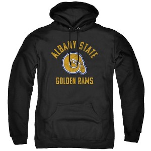 Albany State University Official Albany Golden Rams Logo Adult Pull-Over Hoodie - 1 of 4