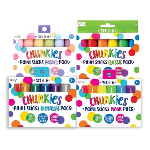 Ooly Chunkies Paint Sticks - Pastel