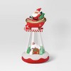 10' Christmas Indoor/Outdoor Lighted Inflatable Santa in Sleigh Over the House - Wondershop™ - 3 of 4