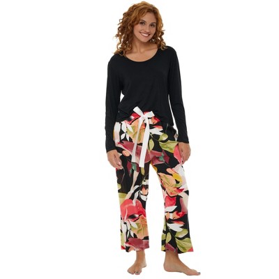 NWT ALEXANDER DEL ROSSA SATIN BUTTON UP TOP AND PANT PAJAMA SET SIZE