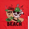 Men's - Instant Message - Long Day at the Beach Golfing Short Sleeve Graphic T-Shirt - 2 of 4