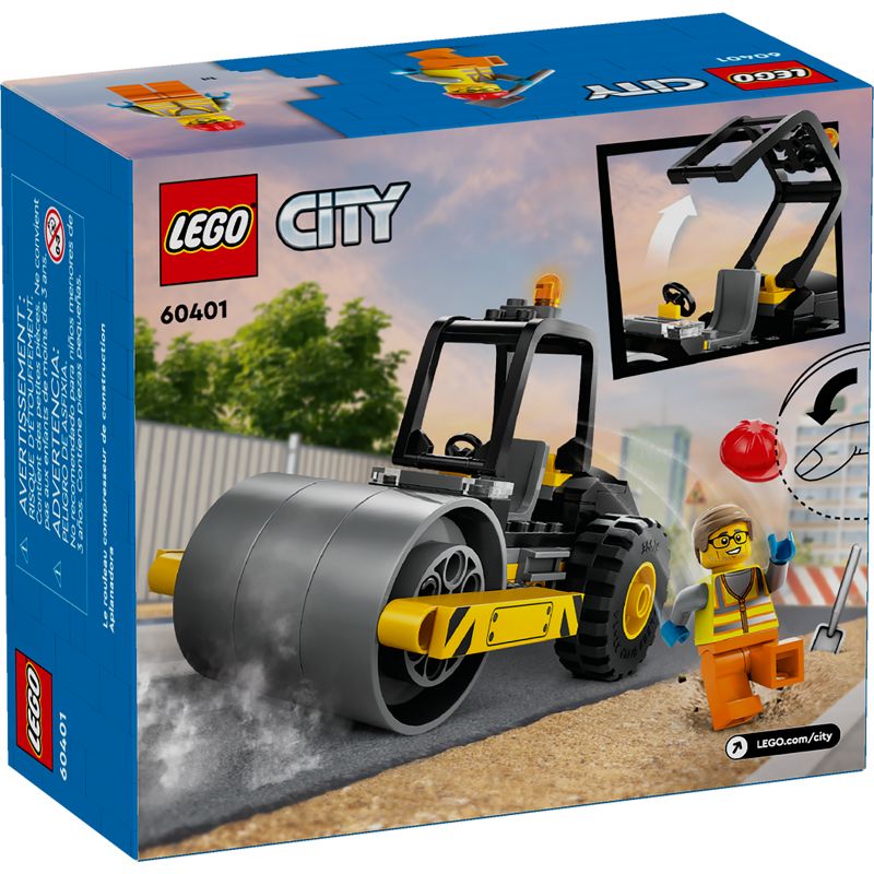 LEGO City Construction Steamroller Toy Set 60401, 5 of 8