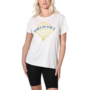 Women's Superman 2025 Daily Planet Icon Loose T Shirt - 1 of 4