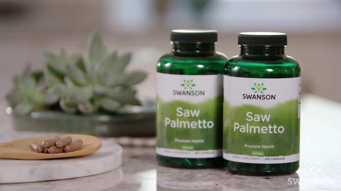 Swanson Herbal Supplement Full Spectrum Saw Palmetto 540 mg Capsule 100ct, 2 of 4, play video