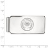 Black Bow Jewelry 10k White Gold Wisconsin Badgers NCAA Money Clip - 2 of 3