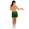 Beistle Tinsel Hula Skirt, 33"W x 16"L, (2/Pkg) Green - 2 of 4