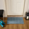 VECELO Front Door Mat Welcome Mat, Absorbent Muddy Kitchen Rugs, Non-Slip Rubber Backing Doormat - 4 of 4