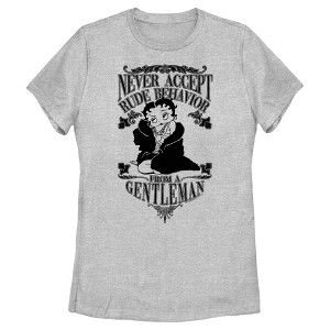 Women's Betty Boop Rude Gentleman T-Shirt - 1 of 4