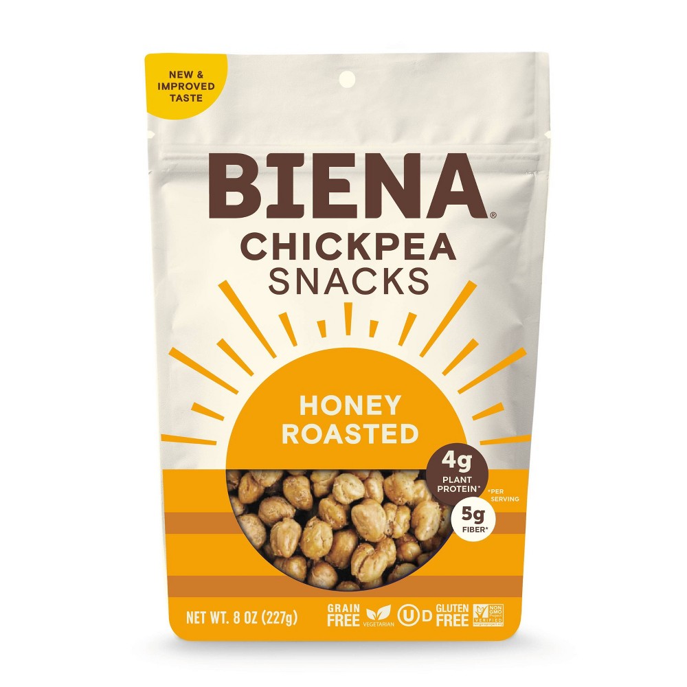 Biena Chickpea Snacks Honey Roasted - 8oz