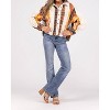 Women's Frayed Mixed Pattern Shacket - Oli & Hali - 3 of 3