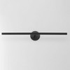 ET2 Lighting Dorian 1 - Light Wall Light in  Black - 2 of 4
