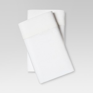 Linen Blend Pillowcase Set (King) White - Threshold