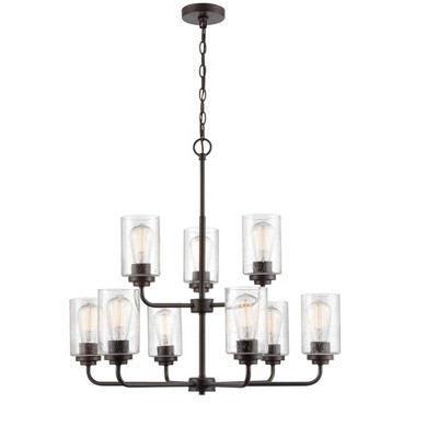 Millennium Lighting Moven 9 - Light Chandelier in  Rubbed Bronze