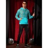 Lars Amadeus Men's Long Sleeves See Through Striped Hoodie Pullover Shirts - image 2 of 4