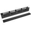 Monoprice 1U 19in Metal Rackmount Cable Management Panel, Protects Cables, Promotes Good Airflow, Easy Grouping of Cables, Cable Organization - 4 of 4
