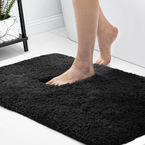 Deconovo Plush Non-Slip Bath Mat – Super Absorbent Rug (1 PC) - 1 of 4