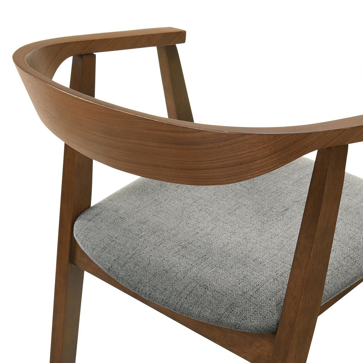 Santana Upholstered Wood Dining Chair - Set of 2 - thumbnail 7
