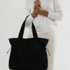 FATMOON Side-Cinched Weekender Shopper Tote Bag, Large Yoga Tote Bag for Women, Shoulder Gym Tote, Nurse Essential for Work - 4 of 4