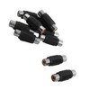 Unique Bargains RCA Female to Female Coupler Audio Video Adapter Connector Cable Amplifier 10 Pack - 3 of 4