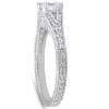 Pompeii3 1 Ct Diamond Engagement Vintage Ring 14k White Gold - 2 of 4