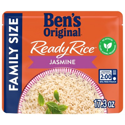 Ben's Original Jasmine Ready Rice Family Size - 17.3oz : Target